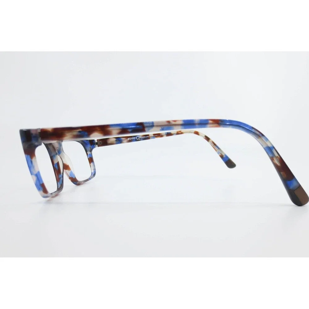 Etnia Barcelona Bonn HVBR Eyeglasses Blue Brown Tortoise Rectangular Frames